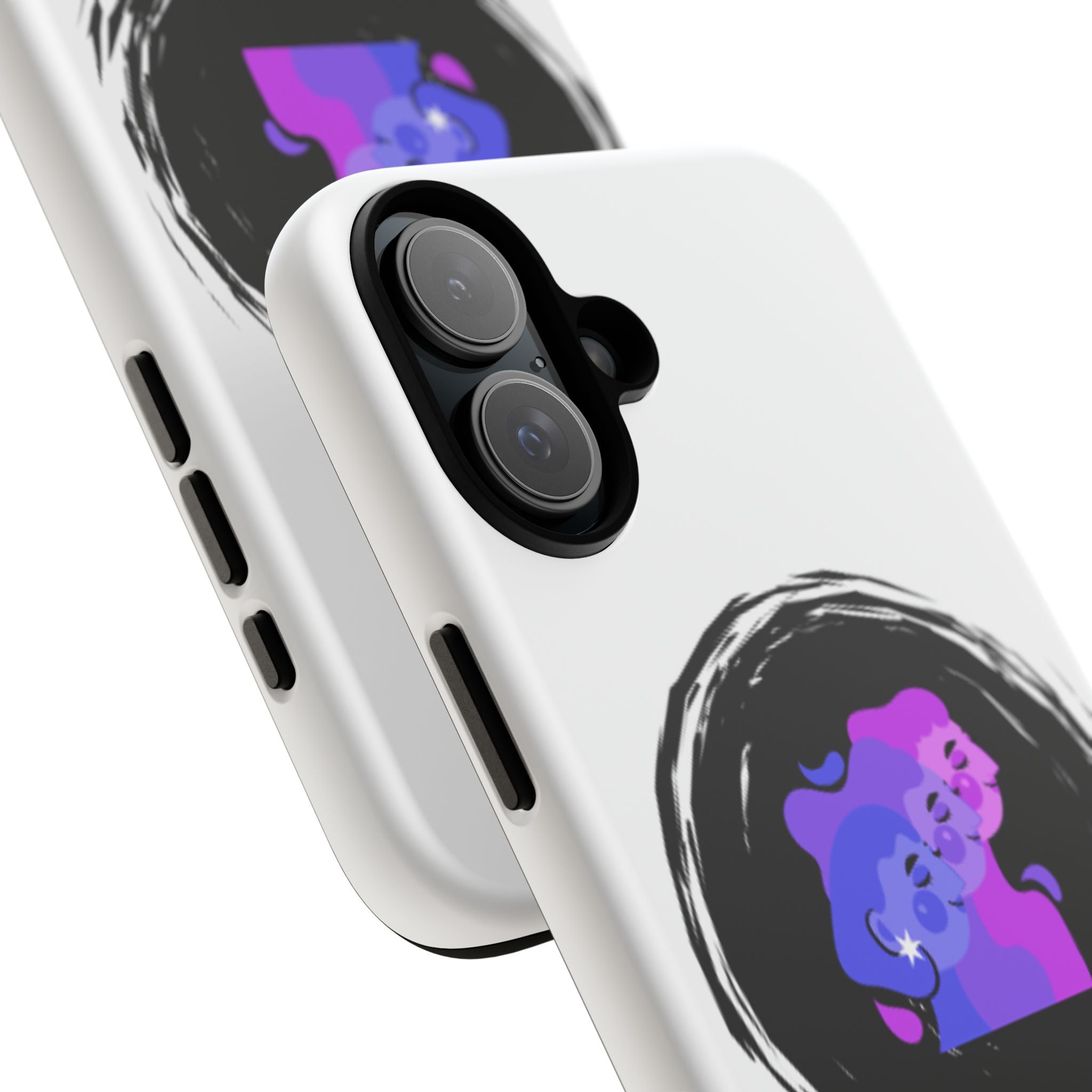 Phone Case — 'Bliss' Gradient Couple Illustration