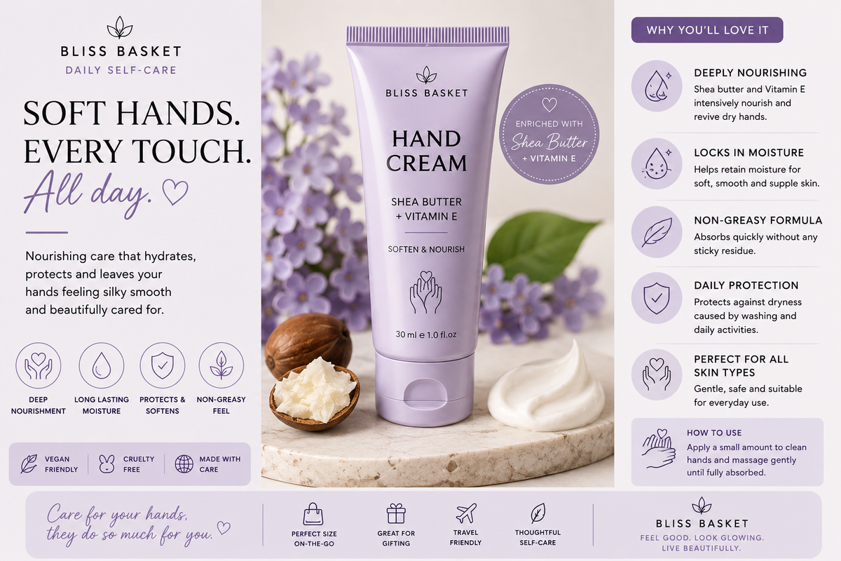 Bliss Basket™ Daily Glow Box – Kit de Autocuidado 4 em 1