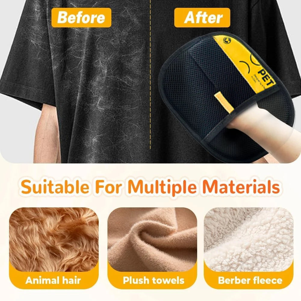 Reusable pet-hair remover