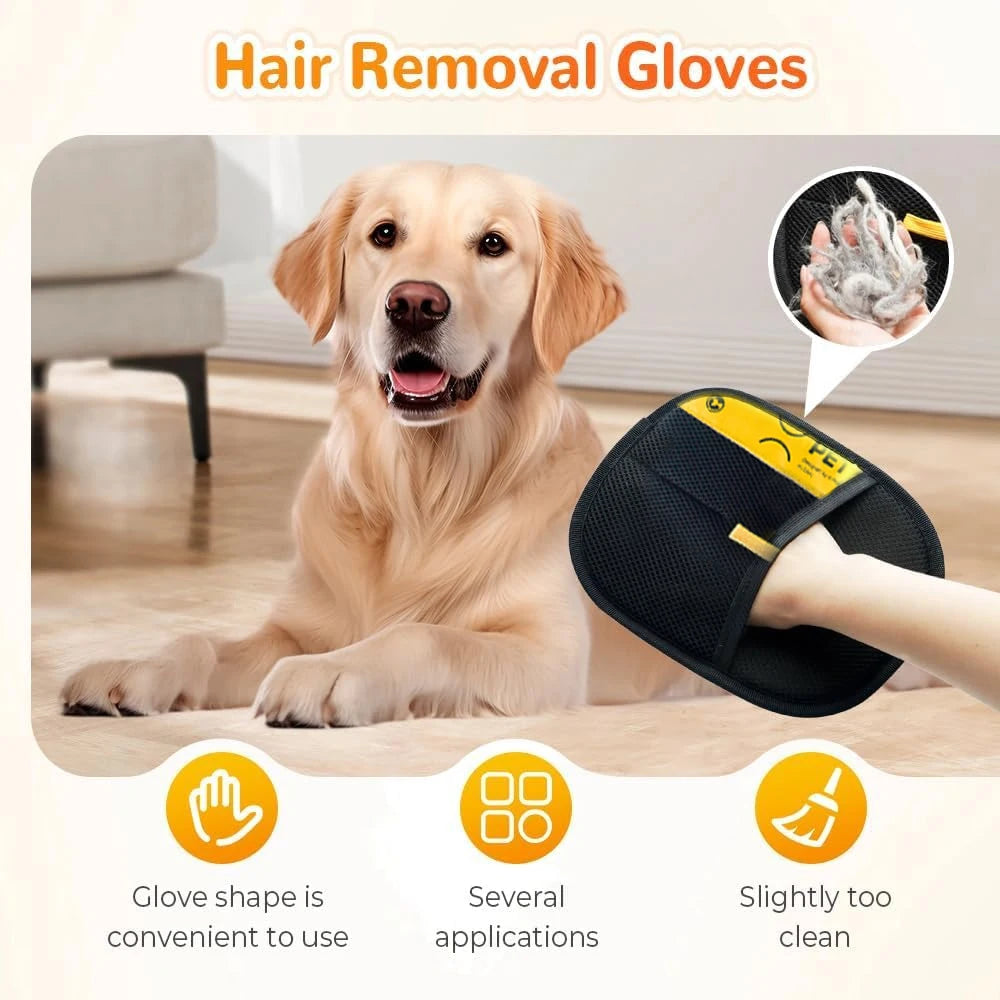 Reusable pet-hair remover