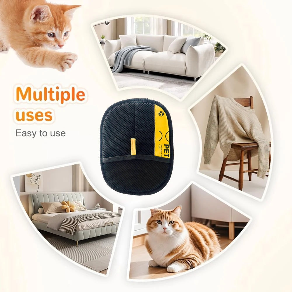 Reusable pet-hair remover