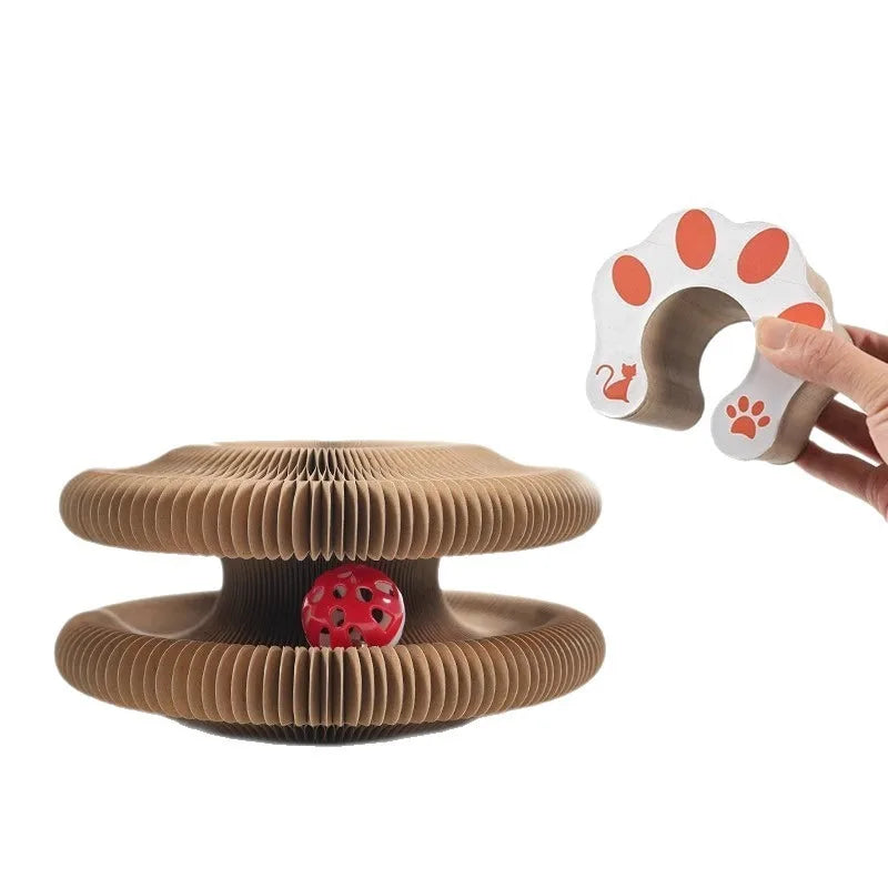 Corrugated Paper Cat Scratcher for Stress Relief Indoor